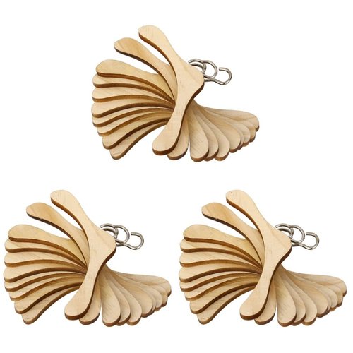 TOYANDONA 30 Pcs Doll Accessories Doll Closets Hangers Bjd Doll Hanger Kids Earrings Doll Clothing Rack Miniature Hangers Doll Outfit Hangers Wardrobe Hangers Wooden Child Baby Decorations
