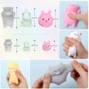 Squishies Mochi Squishy Toy, 6Pcs Jumbo & Mini,Party Favors for Kids Stress Reliever Anxiety Toys,Mini Kawaii Fidget Toys,Pinata Stuffers Filler,Easter Basket Stuffers,Valentines, Sock Stuffers