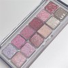 GHFCZOO 12-Color Pink Rose Red Glitter Eyeshadow Palette – Versatile Day-to-Night Looks, Blendable, Long-Lasting, Highly Pigmented Light & Glitter Shades
