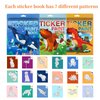 3PCS Sticker Paint Number Books Crafts for Kids Ages 4-8,8-12 Animal Dinosaur Ocean Sticker Book Stickers for Kids Boys Girl Adults for Birthday Party Favors Gift Travel Toy Daycare Activity