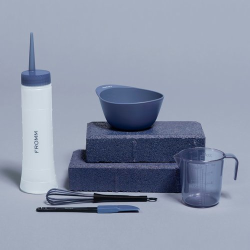 Fromm Color Studio Whisk and Spatula Set for Mixing Hair Dye Faster, Chemical Resistant for Hair Salon