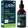 E2H Chlorophyll Liquid Drops - All-Natural Flavored Energy Booster, Immune System Support and Internal Deodorant - Vegan - Gluten Free - Non-GMO - 2 Fl Oz