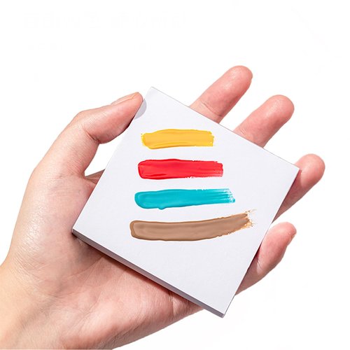 Snmzlc 100 Pages Nail Polish Palette Paper,Disposable Nail Art Mixing Palette Papers Portable Waterproof Drawing Makeup Palette Nail Gel Mixing Tool US241