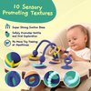 Jumble Jangle Baby Teething Toys – BPA-Free, Multi Purpose High Chair Toys for Babies: Suction Teething Relief with Sensory Toy Textures for Infants and Toddlers 0–24+ Months (Dark)