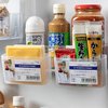 WonLiq 2 Pack-Cheese Slice Holder for Fridge, Refrigerator Side Door Hanging Storage Container Box, Cooking Tools for Kitchen, Storing Seasoning Bags