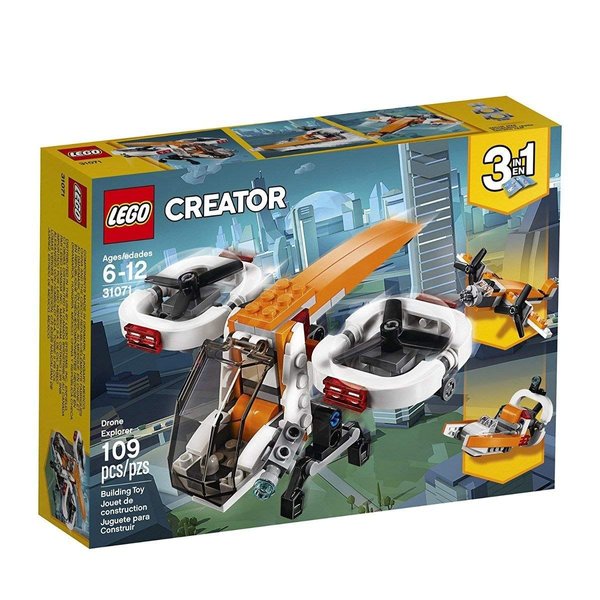 LEGO Creator 3in1 Drone Explorer 31071 Building Kit (109 Pieces)