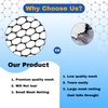 FRONTLINE Hair Nets 100 Pack 24 Inch Premium Nylon Mesh Hair Cover for Food Service Workers Disposable Hair Cap for Women and Men Invisible Elastic Hairnet
