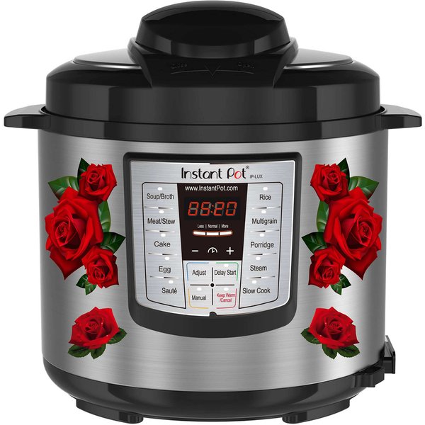 Real Roses Instant Pot Decal (Print, 8qt)