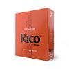 Rico Bb Clarinet Reeds - Reeds for Clarinet - Thinner Vamp Cut & Unfiled for Ease of Play, Traditional Blank for Clear Sound - Clarinet Reeds 2.5 Strength, 10-Pack