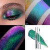 Jolilab Metallic Liquid Chameleon Eyeshadow, Multi-Dimensional Eye Looks, Long-lasting Holographic Glitter Multichrome Eyeshadows Makeup (#Peacock+Wonder+Ember)