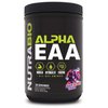 NutraBio Alpha EAA - All-Day Aminos - Recovery, Energy, Focus, and Hydration Supplement - Full Spectrum EAA BCAA Matrix, Electrolytes, Nootropics, Coconut Water - 30 Servings - Grape Berry Crush