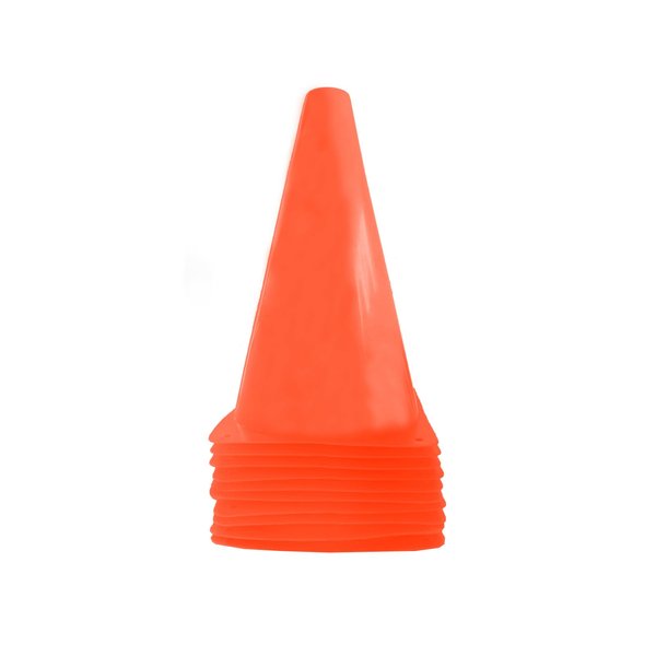 MDTMR 9 inch Soccer Training Cones for Outdoor Activity, Orange Traffic Cones,Plastic Sports Cones