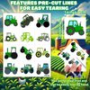 Tractor Temporary Tattoos for Kids Themed Birthday Party Supplies Decorations Party Favors Super Cute 96PCS Tattooos Sticker Gift for Boy Girls Prizes Christmas