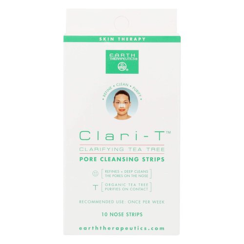 Earth Therapeutics Pore Cleansing Strips, Tea Tree, 10 Count