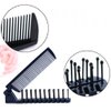 GBSTORE 2 Pcs Foldable Hair Comb Portable Travel Hair Comb Brush Double Headed Anti-static Massage Comb for Girls Kids Hairdressing Tools
