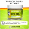 Uncle Harry's Spearmint Remineralizing Toothpaste | Natural Whitening Toothpaste Freshens Breath & Promotes Enamel | Vegan Fluoride Free Toothpaste (2 Pack)