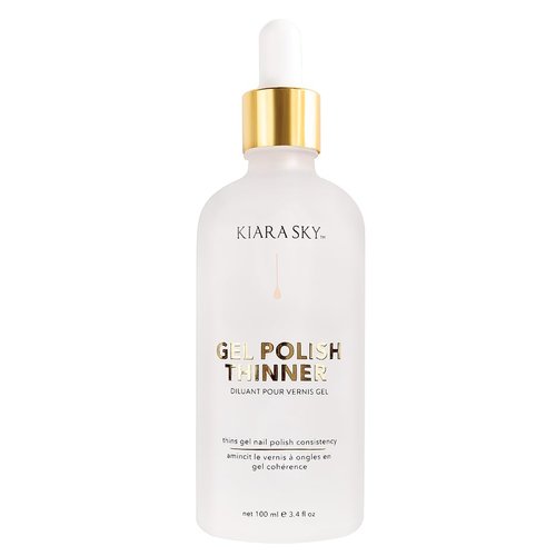 Kiara Sky Gel Polish Thinner | Gel Polish Revival | Thinner for Gel Polish Soak Off + UV LED Nail Lamp Gel | 3.4fl oz