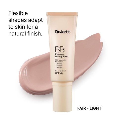 Dr.Jart+ Premium BB Tinted Moisturizer with SPF 40 and Niacinamide | bb cream | Korean Skin Care, Fair-Light, 1.35 Fl Oz