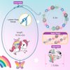 xFFFun Little Girls Jewelry Ages 4-6, Kids Unicorn Play Jewelry Set, Rings Necklaces Bracelets for Toddler Girl 3-5 6-8, Princess Costume Dress Up Childrens Jewelry 5-7, Gifts for 3 4 5 6 7 8 Year Old