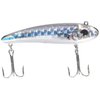 Bomber Lures Mullet Slow-Sinking Twitch, Walking Saltwater Fishing Lure, Excellent for Speckled Trout, Redfish, Stripers and More, 3 1/2", 5/8 oz, Silver Mullet
