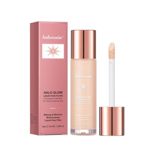 Body Glow Shimmer Halo Glow Liquid Filter - Achieve a Natural Glossy Finish with this Lightweight, Blendable and Silky Smooth Cream Face Illuminator Makeup (#2)