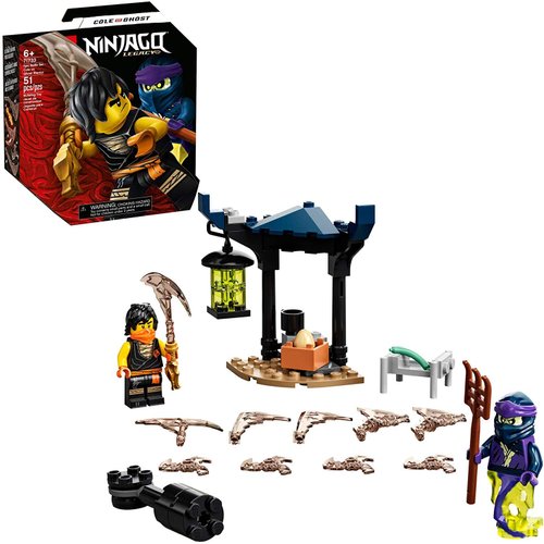 LEGO NINJAGO Epic Battle Set – Cole vs. Ghost Warrior 71733 Ninja Battle Toy Building Kit Featuring Minifigures, New 2021 (51 Pieces)