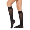 Healthweir Sheer Compression Stockings for Women 15-20 (EU 18-22) mmHg Knee High - Medical Support Closed Toe Ted Hose with Stay-up Band for Varicose Veins Maternity Nursing Flight Travel (4, Skin)