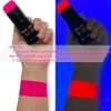 CCBeauty Neon Pink Face Body Paint Stick Oil, Hot Pink Eye Black, Face Painting Kit Glow in the Black Lights Clown Makeup, Halloween Hypoallergenic Foundation for Cosplay Costume Parites