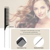 3 Pack Hair Rat Tail Combs Set, Parting Rattail, Teasing Fine Tooth Comb, Metal Hair Pick Detangling, Heat Resistant Carbon Fiber Teasing Comb, and Stainless Steel Pintail(Black)
