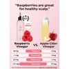 A’PIEU Raspberry Hair Vinegar Rinse & Refill Bundle 6.76 + 13.6 fl oz - Scalp Treatment for pH Balance, Hair Growth | Clarifying, Dandruff & Oil Control | Silky, Shiny Hair