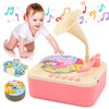 Toddler Phonograph with 96 Learning Cards, Story and Music Player for Kids, Kids Gramophone, Toddler Record Player for Boys and Girls, Children's Story Machine for Kids