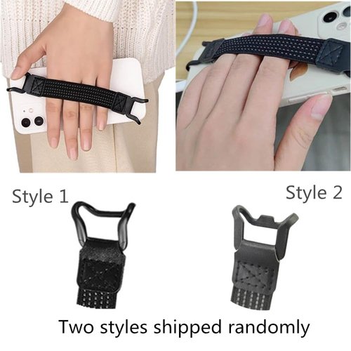 LIUHUIZEYU Phone Strap Security Hand Strap Holder, Mobile Phone Grip Straps with Clip Handheld Drop Prevention Elastic Bundle Grip Belts for Kindle and Most Smartphones (3 Pcs)