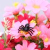 MYUBWTF 120 PCS Mini Fake Spider，Plastic Black Spider Toys, Simulated Insect Toys for Funny Prank Spider and Joke Halloween Party Supplies