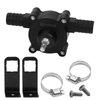 lzndeal Electric Drill Pump for Water Gasoline Oil Diesels Fluid Transfer Pump Mini Hand Self-Priming Quick Pumping Speed
