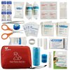 Pet First Aid Kit ZeekPet Medical Bag for Dogs and Cats Trauma Kit with Self Adhering Bandage, Styptic Pencil, Onitment, Pill Box, Emergency Blanket Perfect Survival Kit for Traveling with Your Pet