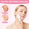 Stainless Steel Gua Sha Facial Tools-Massage Tool, Guasha for Face-Face Sculpting Tool Skin Care, Gua Sha Scraping Massage Tool Used for Face, Eyes, Neck and Body