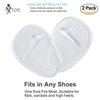 Medical Forefoot pads Ball of Foot Cushions gel Insoles shoe inserts (Self-Sticking) Metatarsal Pads for Women High Heels to Pain Relief. Dr.Eagle foot care () (Skin+Clear) 2 Count (Pack of 1)