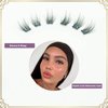 DAODER Lash Clusters Short Wispy Clusters Lashes Natural Look 96pcs 10-12MM Lash Extension C Curl Natural Individual Lashes DIY Eyelash Cluster Extension(Yushan-10-12mm-C Curl)