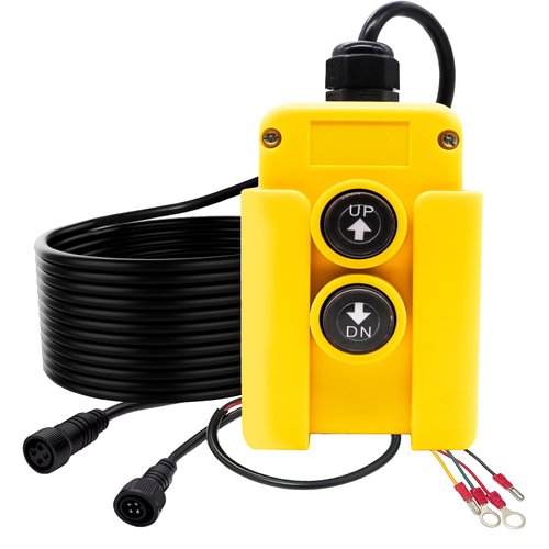 mxuteuk 4 Wire Dump Trailer Remote Control Switch 12V DC for Double Acting Hydraulic Pump Lift Winch Dump Bed G018-4W