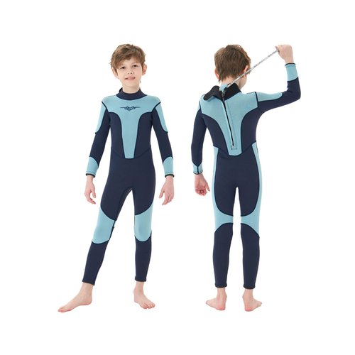Seaskin Kids Wetsuit for Boys Girls Toddler 3mm Back Zip Thermal Swimsuits