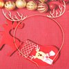 ELEARD Christmas Headbands for Girls Womens Sparky Crystal Reindeer Horn Snow Headbands Santa Holiday Hair Band Headpiece Set of 2 Pieces (Gold)
