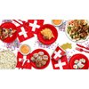 Switzerland Flag Birthday Party Supplies Set Plates Napkins Cups Tableware Kit for 16