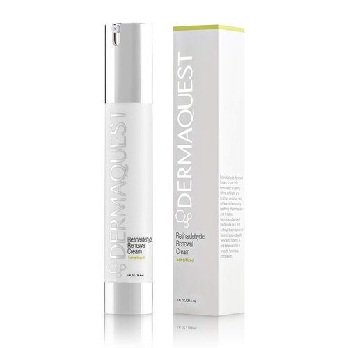 DermaQuest Sensitized Retinaldehyde Anti Irritation Brightening Renewal Cream - Retinol Cream Alt...