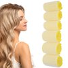 6pcs Self Grip Hair Rollers Set, Double Layers Air Bangs Hair Curlers,Self Holding Salon Hairdressing Curlers, DIY Curly Hairstyle for Women