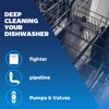 Xcleen Dishwasher Cleaner and Deodorizer Tablet - Helps Remove Limescale, Mineral Buildup and Odor - Formulated to Clean Inside all Machines - 12 Cleaner Tablets