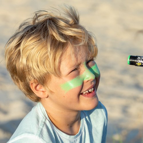Sun Zapper Zinc Stick Mineral Sunscreen Green SPF 50+ Water Resistant for Face & Body, Adults, Kids, 4-Pack Broad Spectrum Sun Block, Made in Australia
