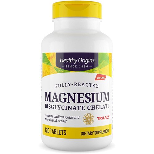 Healthy Origins Magnesium Bisglycinate Chelate (TRAACS) - Chelated Magnesium for Brain &amp; Heart He...