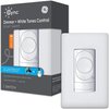 GE CYNC Smart Dimmer Light Switch, White Tones Control, Wire-Free, Battery Light Switch, Bluetooth Switch, White (1 Pack)