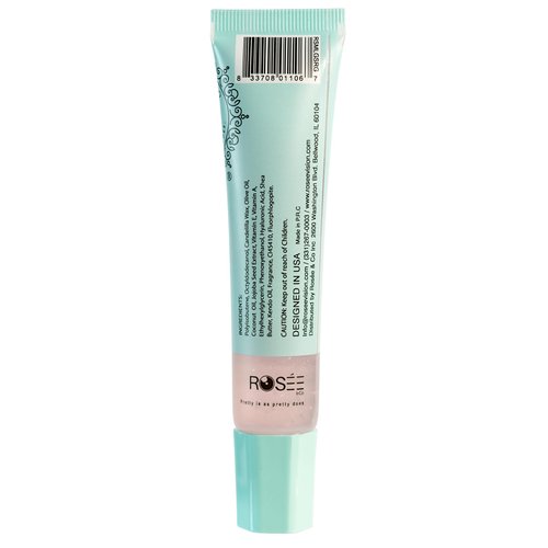 ROSÉE & CO Rosee Lip Gloss Vegan & Cruelty Free Treatment, Long Lasting Glossy with Shea Butter, Moisturize, Protect & Smooth - Clear (f.Sparkling Rose Gold)