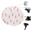 MGQFY 4 PCS 80mm (3.15") Circular Double Side Sticker Dashboard/Windshield Pad Mounting Disk for Suction Cup Car Phone Mount Holder Bracket GPS Camera and Other Suction Cup Items. (Clear)